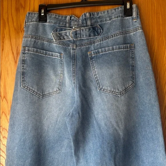 PTCL Classic Blue Wide-Leg Women Jeans - Picture 5 of 6